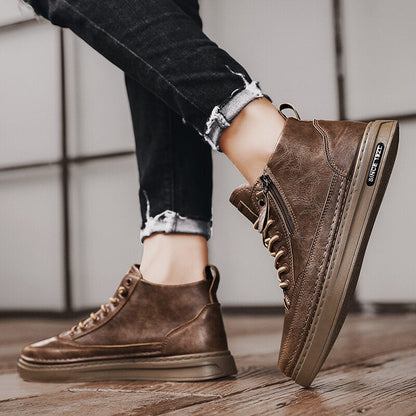 GentleStride LuxLeather Sneakers | Comfortabel en stijlvol