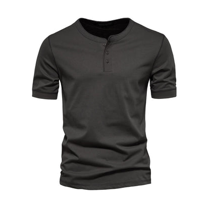 Marcus T-shirt - Henley kraag