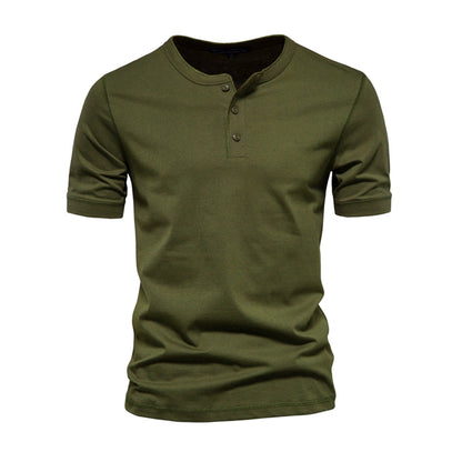 Marcus T-shirt - Henley kraag