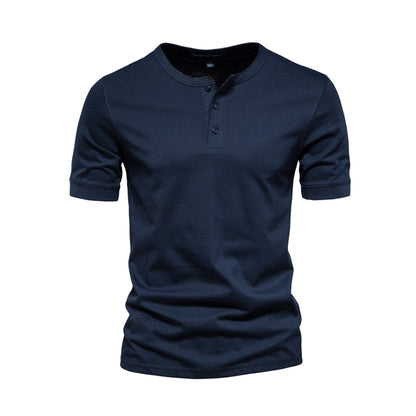 Marcus T-shirt - Henley kraag