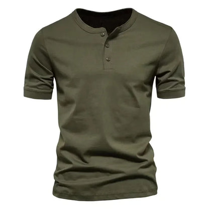 Marcus T-shirt - Henley kraag