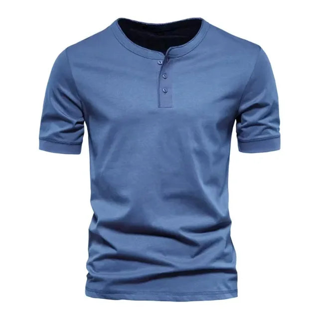 Marcus T-shirt - Henley kraag