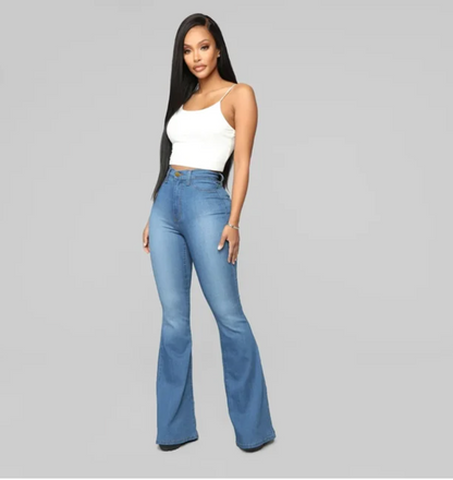 Femme Curves™ Flared Jeans   1+1 Gratis