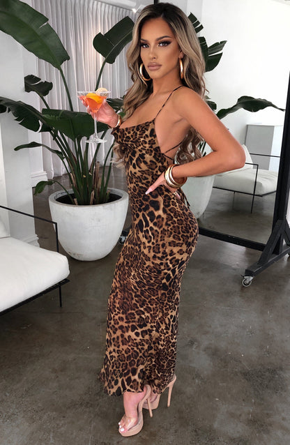 Leopard Luxe Maxi Dress