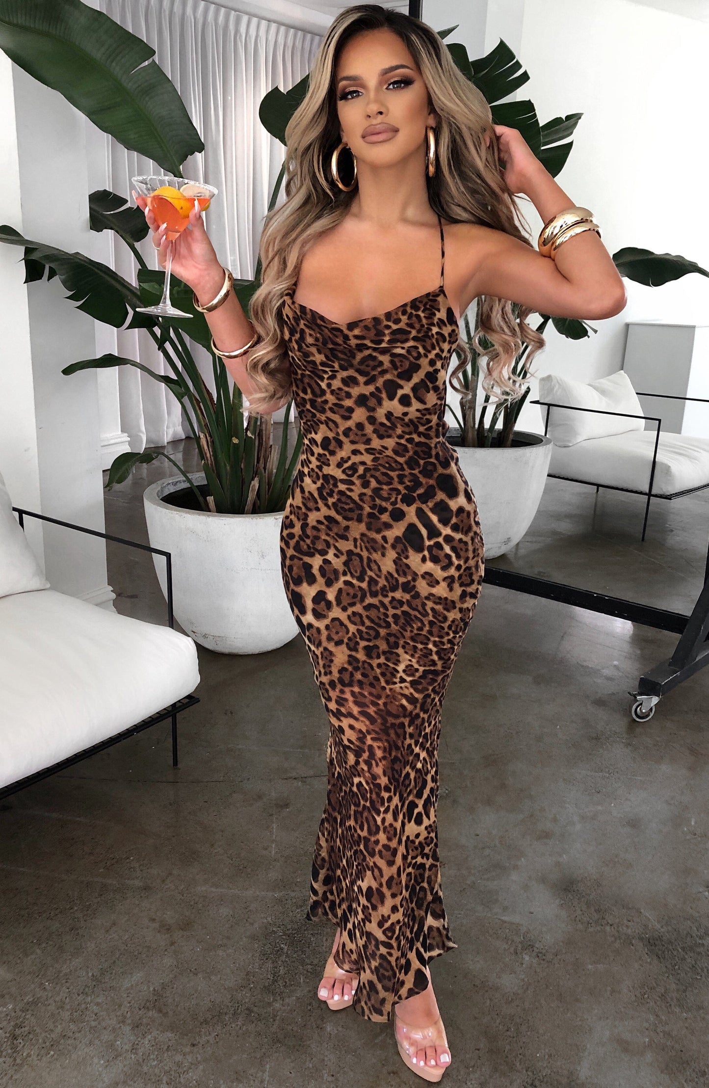 Leopard Luxe Maxi Dress