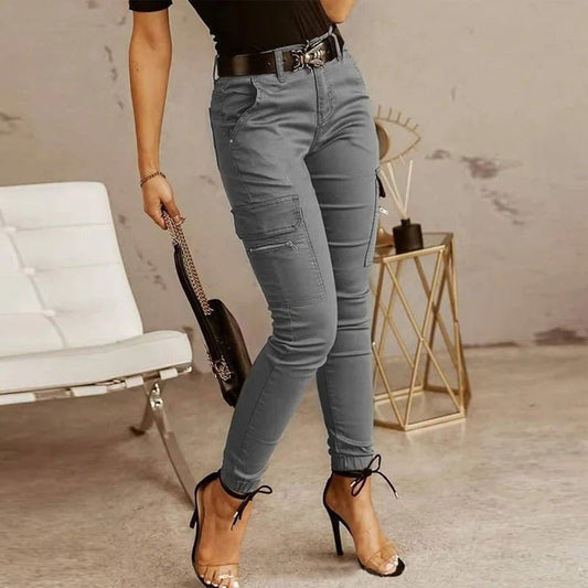 Dames Cargo Skinny Jeans