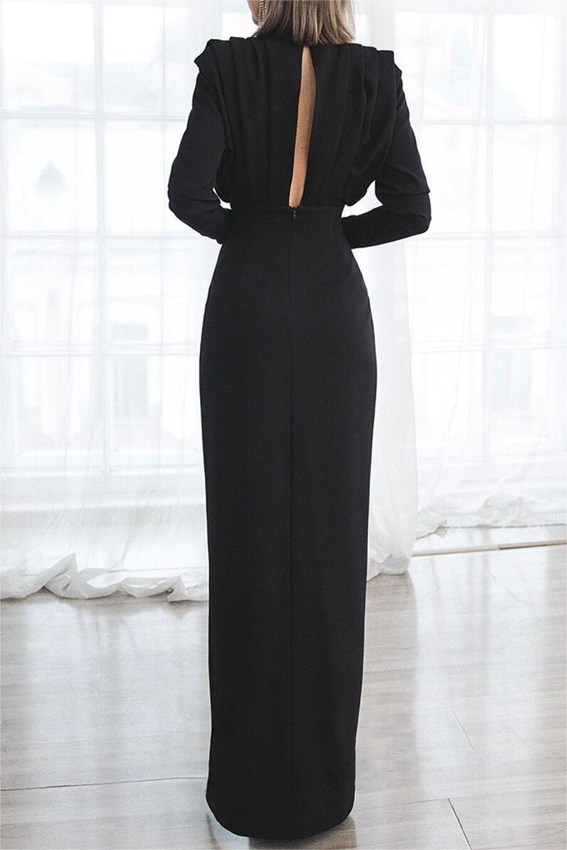 Luxe Allure Slit Maxi Dress