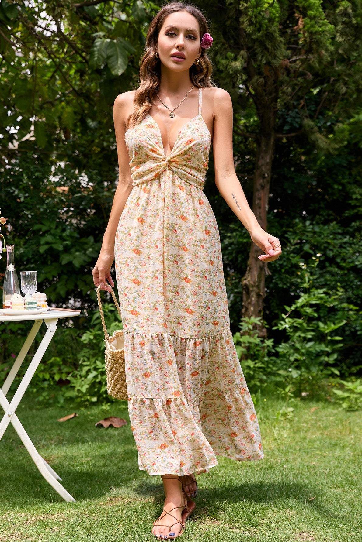 Stella Floral Cami Maxi Dress